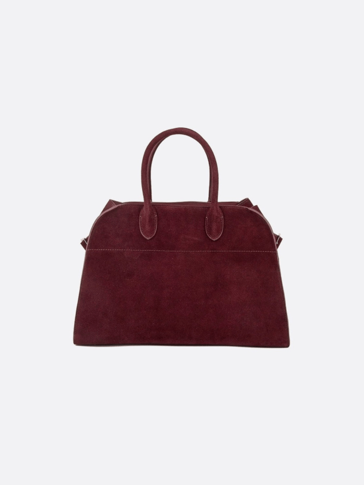 sac bowling daim bordeaux
